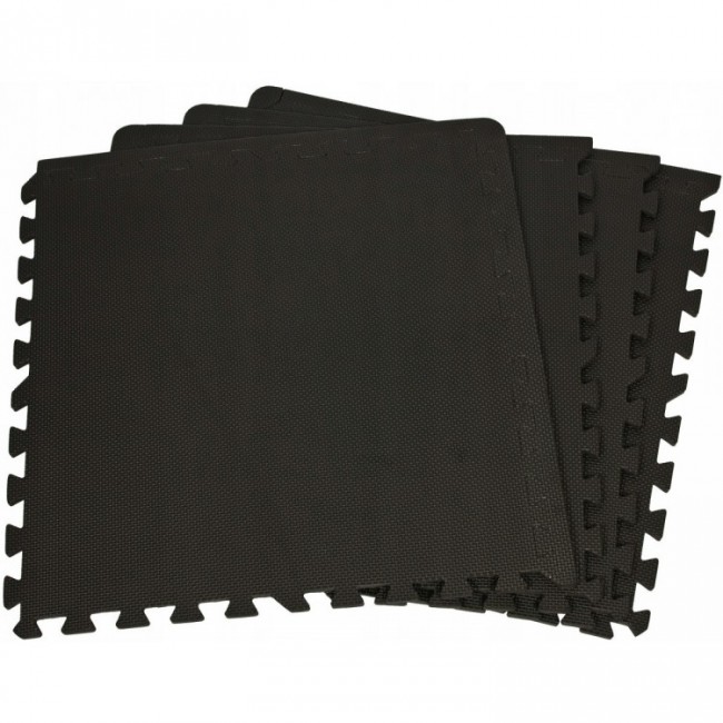 Напольное покрытие для спортзала SportVida Mat Puzzle 10 мм SV-HK0176 Black Напольное покрытие для спортзала SportVida Mat Puzzle 10 мм SV-HK0176 Black
