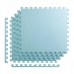 Підлогове покриття для спортзалу мат-пазл (ластівчин хвіст) 4FIZJO Mat Puzzle EVA 120 x 120 x 1 cм 4FJ0073 Light Blue