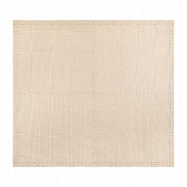 Напольное покрытие для спортзала мат-пазл (ласточкин хвост) 4FIZJO Mat Puzzle EVA 120 x 120 x 1 cм 4FJ0075 Beige