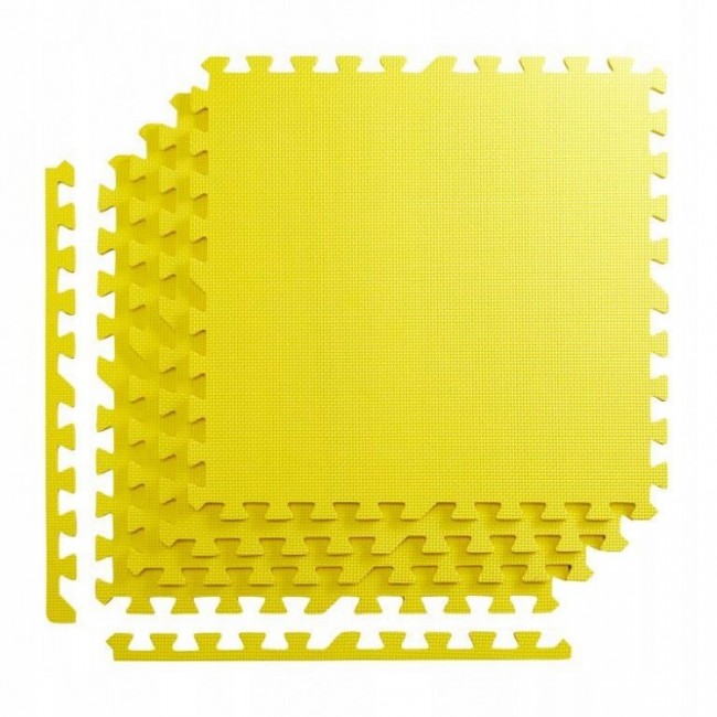 Напольное покрытие для спортзала мат-пазл (ласточкин хвост) 4FIZJO Mat Puzzle EVA 120 x 120 x 1 cм 4FJ0076 Yellow Напольное покрытие для спортзала мат-пазл (ласточкин хвост) 4FIZJO Mat Puzzle EVA 120 x 120 x 1 cм 4FJ0076 Yellow