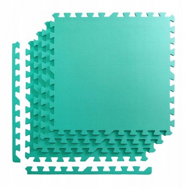 Напольное покрытие для спортзала мат-пазл (ласточкин хвост) 4FIZJO Mat Puzzle EVA 120 x 120 x 1 cм 4FJ0077 Mint Напольное покрытие для спортзала мат-пазл (ласточкин хвост) 4FIZJO Mat Puzzle EVA 120 x 120 x 1 cм 4FJ0077 Mint