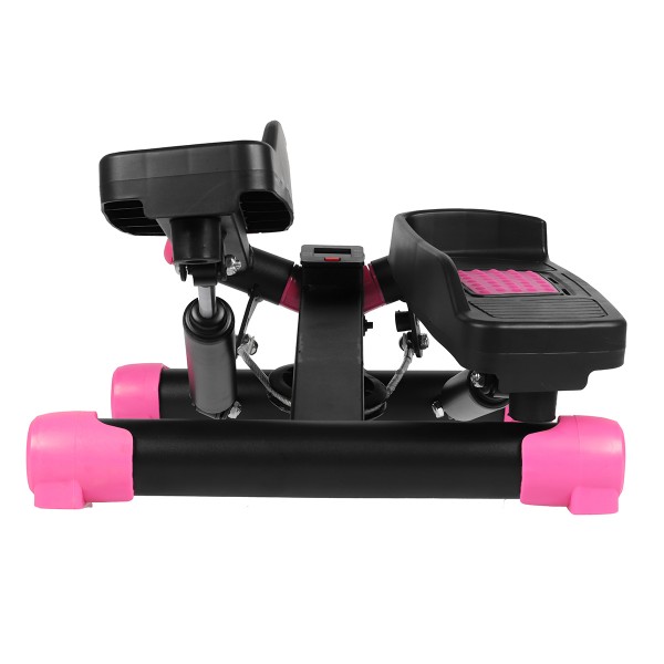 Степпер поворотный с эспандерами SportVida SV-HK0360 Black/Pink