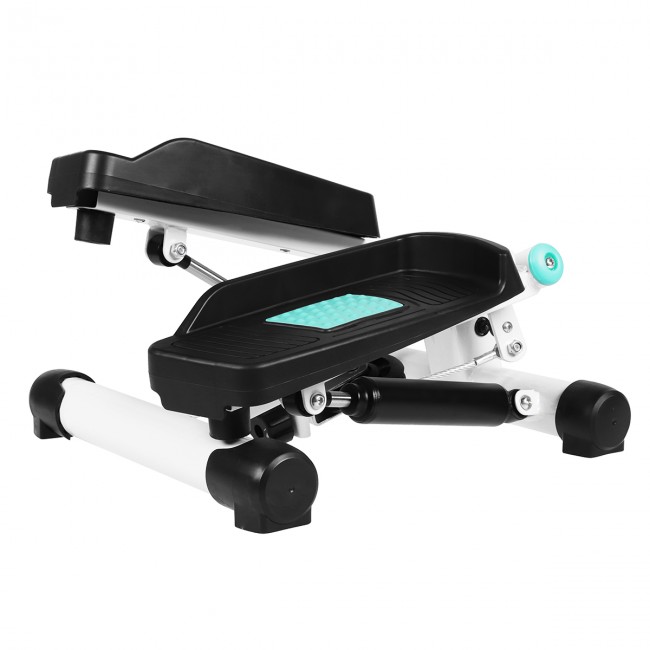 Степпер тренажер поворотний з еспандерами SportVida SV-HK0361 White / Turquoise