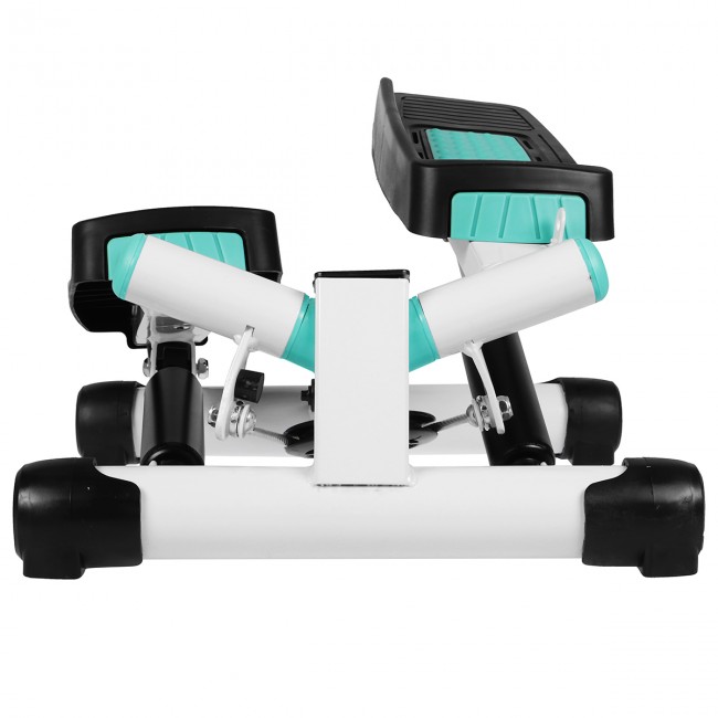 Степпер тренажер поворотний з еспандерами SportVida SV-HK0361 White / Turquoise