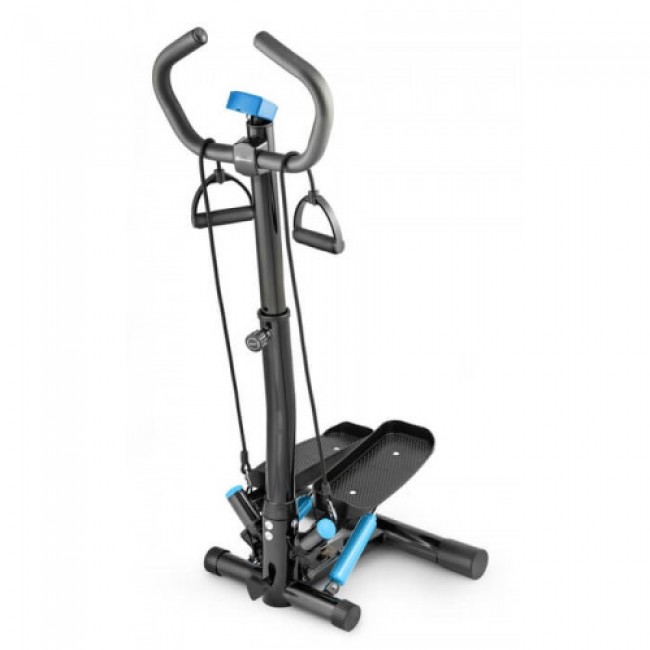 Степпер Hop-Sport HS-055S Noble со стойкой и эспандерами синий