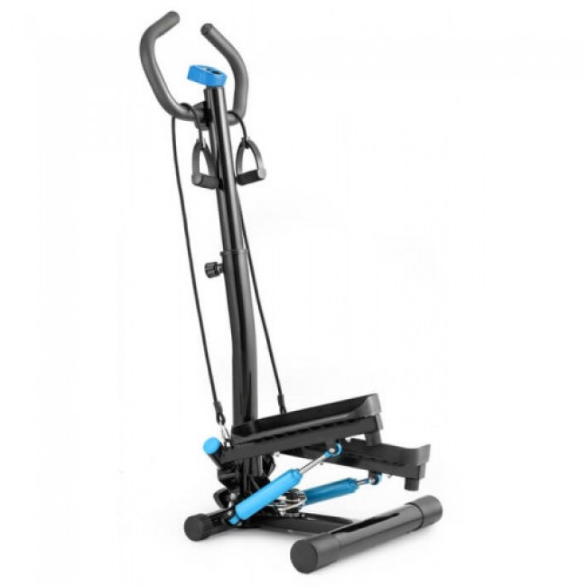Степпер Hop-Sport HS-055S Noble со стойкой и эспандерами синий