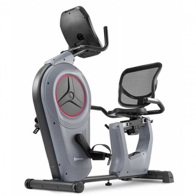 Горизонтальний велотренажер Hop-Sport HS-100L Edge iConsole сірий + мат Горизонтальний велотренажер Hop-Sport HS-100L Edge iConsole сірий + мат