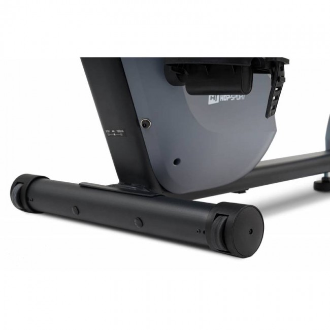 Горизонтальний велотренажер Hop-Sport HS-100L Edge iConsole сірий + мат