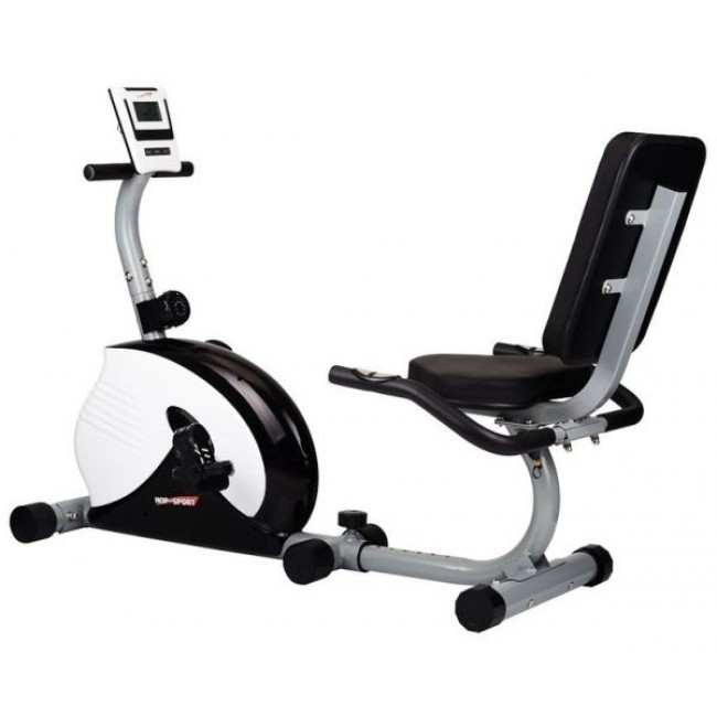 Горизонтальный велотренажер Hop-Sport HS-65R Veiron black/white Горизонтальный велотренажер Hop-Sport HS-65R Veiron black/white