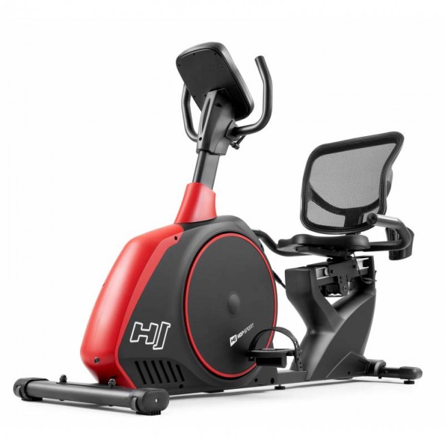 Горизонтальний велотренажер Hop-Sport HS-095L Scale чорний + мат Горизонтальний велотренажер Hop-Sport HS-095L Scale чорний + мат