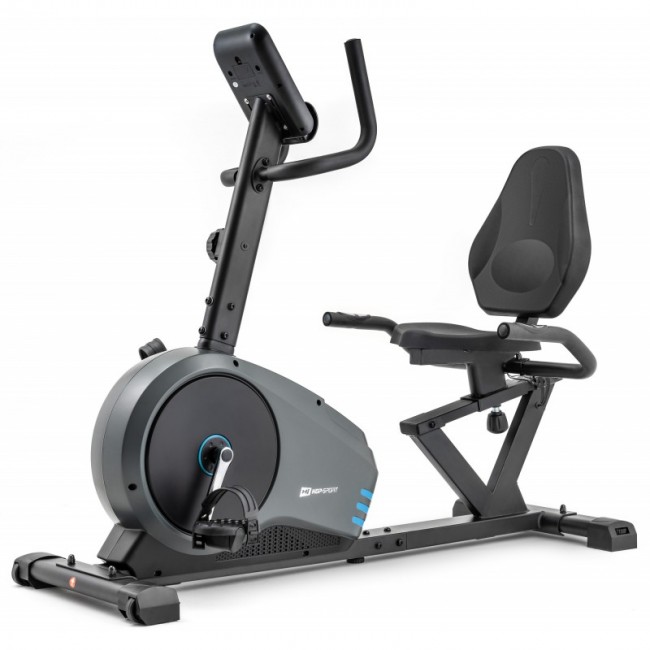 Горизонтальный велотренажер Hop-Sport HS-050L Hawk Gray/Blue