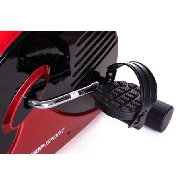 Горизонтальный велотренажер Hop-Sport HS-65R Veiron red/black