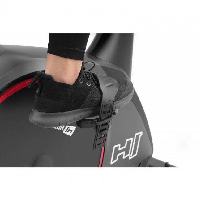 Велотренажер електромагнітний Hop-Sport HS-095H Strike сірий + мат