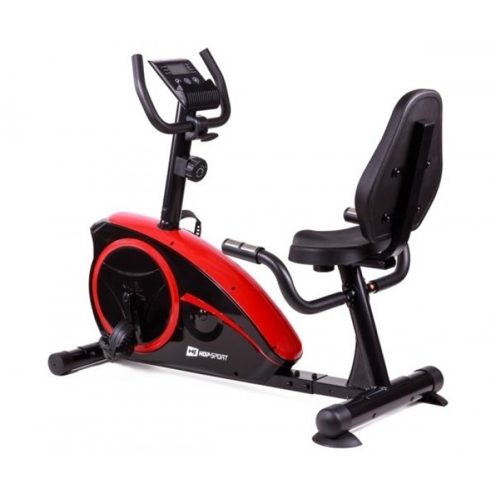 Горизонтальний велотренажер Hop-Sport HS-67R Axum black / red