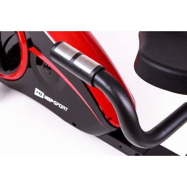 Горизонтальний велотренажер Hop-Sport HS-67R Axum black / red