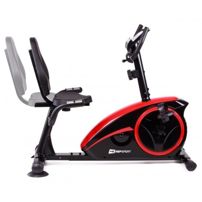 Горизонтальний велотренажер Hop-Sport HS-67R Axum black / red