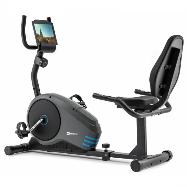 Горизонтальний велотренажер Hop-Sport HS-040L Root Gray / Blue Горизонтальний велотренажер Hop-Sport HS-040L Root Gray / Blue