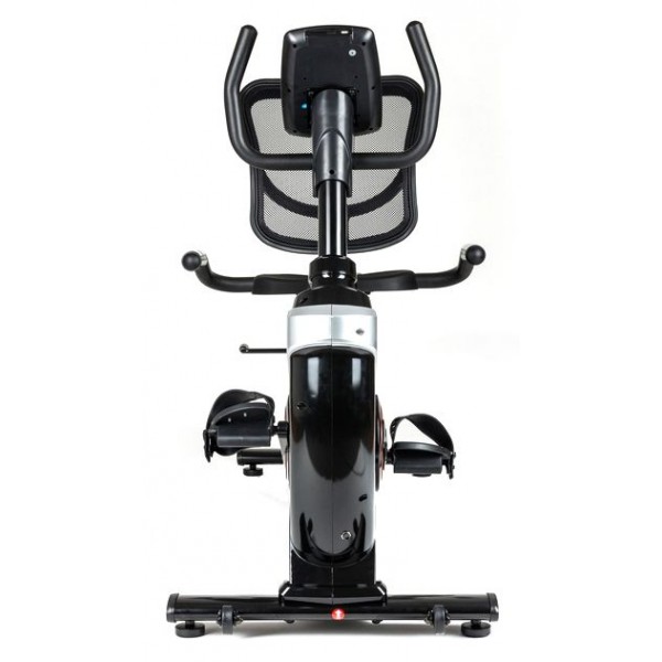 Горизонтальний велотренажер Hop-Sport HS-070L Helix iConsole + сріблястий
