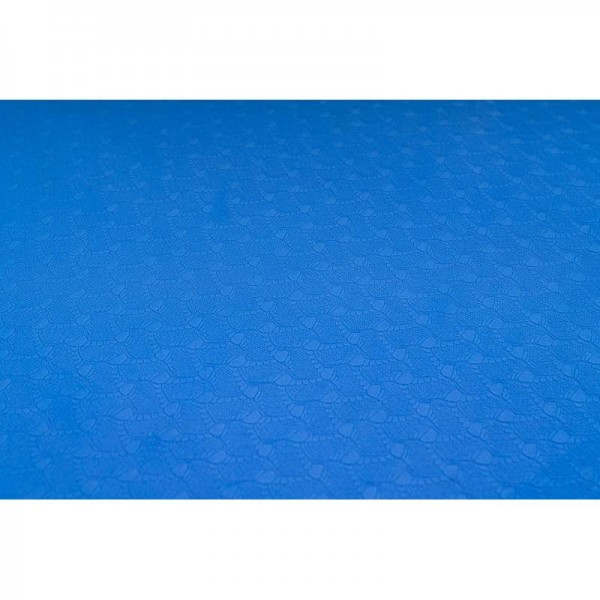 Коврик для йоги и фитнеса TPE 0,6 см HS-T006GM синий