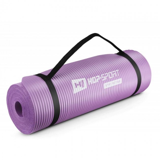 Коврик для фитнеса и йоги Hop-Sport HS-N015GM 1,5 см фиолетовый
