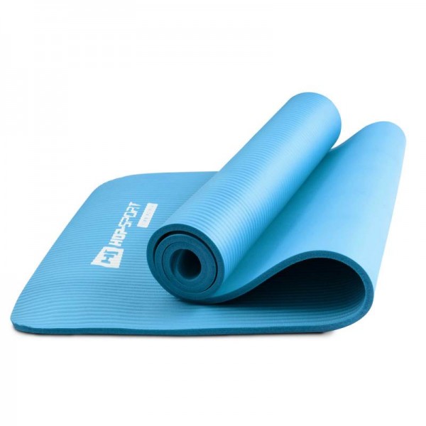 Коврик для фитнеса и йоги HS-N010GM 1 см голубой