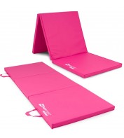 Мат гімнастичний розкладний Hop-Sport HS-064FM 4 см рожевий