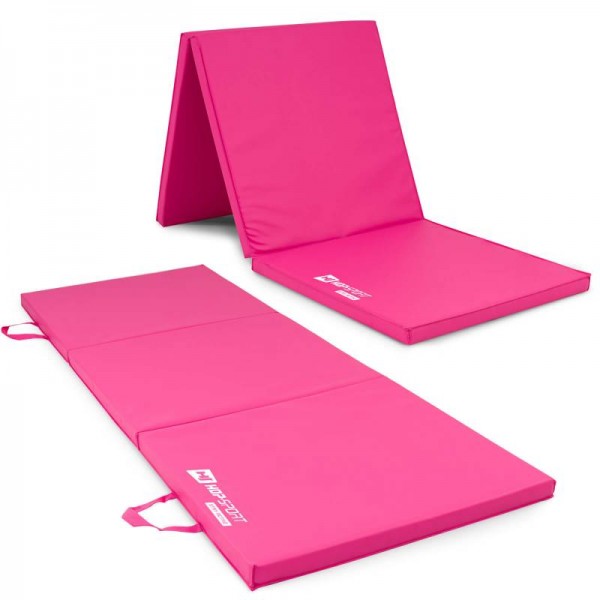 Мат гимнастический складной Hop-Sport HS-064FM 4 см розовый