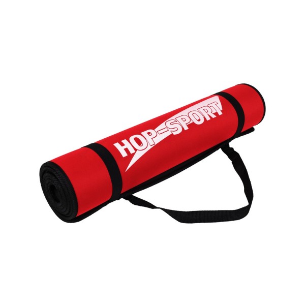 Коврик для йоги и фитнеса 6 мм Hop-Sport HS 2256 red