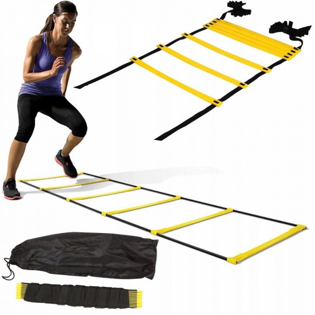 Координаційна драбина 4FIZJO Agility Ladder 8 м швидкісна доріжка (P-5907739312297) Координаційна драбина 4FIZJO Agility Ladder 8 м швидкісна доріжка (P-5907739312297)