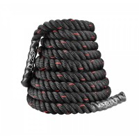 Канат тренировочный 4FIZJO Battle Rope 15 м для кроссфита Black (P-5907739312266)