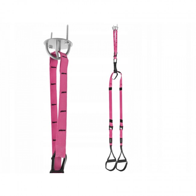 Петли для функционального тренинга 4FIZJO TRX Black/Pink (P-5907739314109)