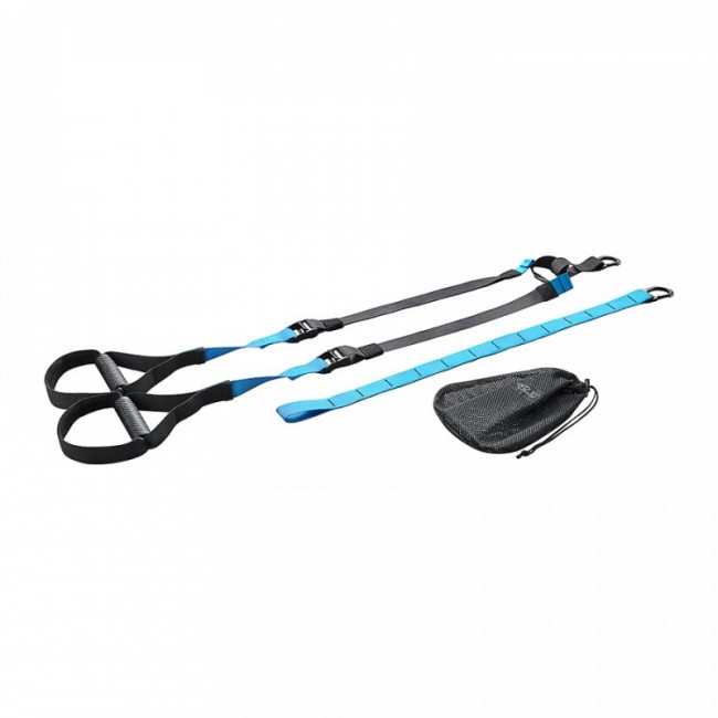 Петлі для функціонального тренінгу 4FIZJO TRX Black/Sky Blue (P-5907739311016)