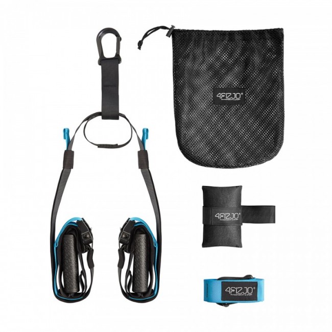 Петлі для функціонального тренінгу 4FIZJO TRX Black/Sky Blue (P-5907739311016) Петлі для функціонального тренінгу 4FIZJO TRX Black/Sky Blue (P-5907739311016)