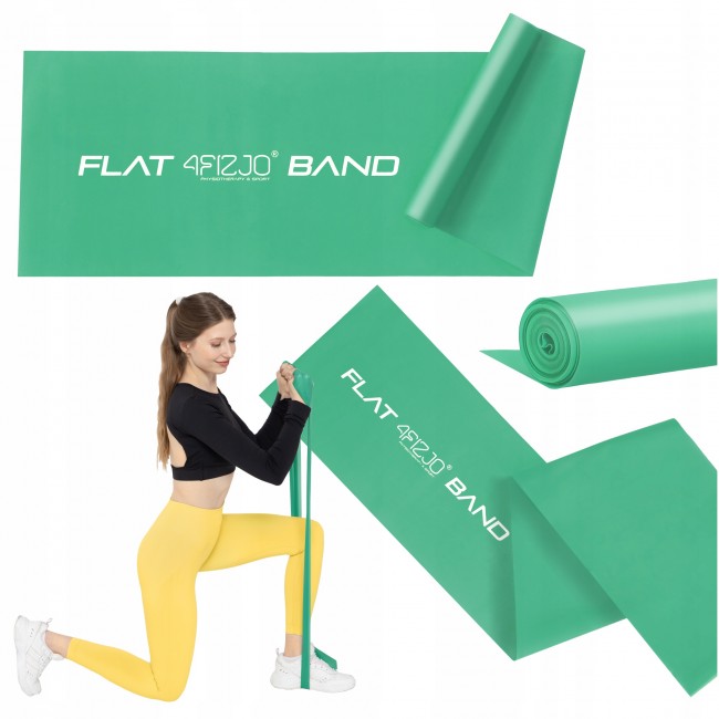 Лента-эспандер для спорта и реабилитации 4FIZJO Flat Band 200 х 15 см 5-8 кг Green (P-5907222931653) Лента-эспандер для спорта и реабилитации 4FIZJO Flat Band 200 х 15 см 5-8 кг Green (P-5907222931653)