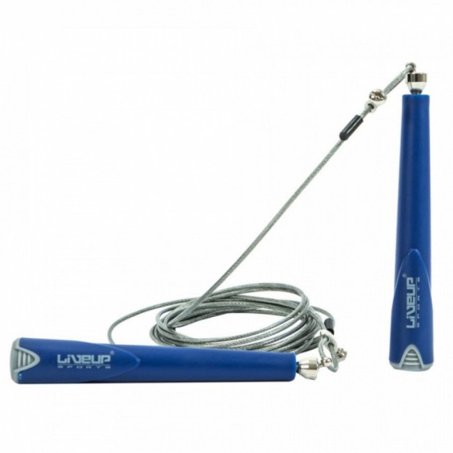 Скакалка швидкісна CABLE JUMPROPE LiveUp LS3114 Скакалка швидкісна CABLE JUMPROPE LiveUp LS3114
