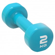 Гантель для фитнеса 2 кг 1шт виниловая STUDIO DUMBBELL LivePro LP8076-2