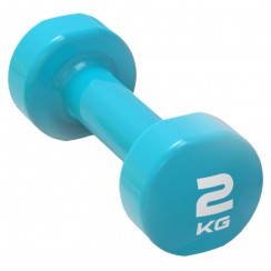 Гантель для фитнеса 2 кг 1шт виниловая STUDIO DUMBBELL LivePro LP8076-2