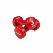 Гантель для фитнеса 3 кг 1шт виниловая STUDIO DUMBBELL LivePro LP8076-3