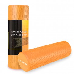 Массажный ролик Cornix EVA+ 45 x 15 см (валик, роллер) XR-0302 Orange