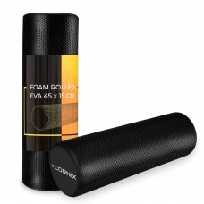Масажний ролик Cornix EVA+ 45 x 15 см (валик, роллер) XR-0305 Black