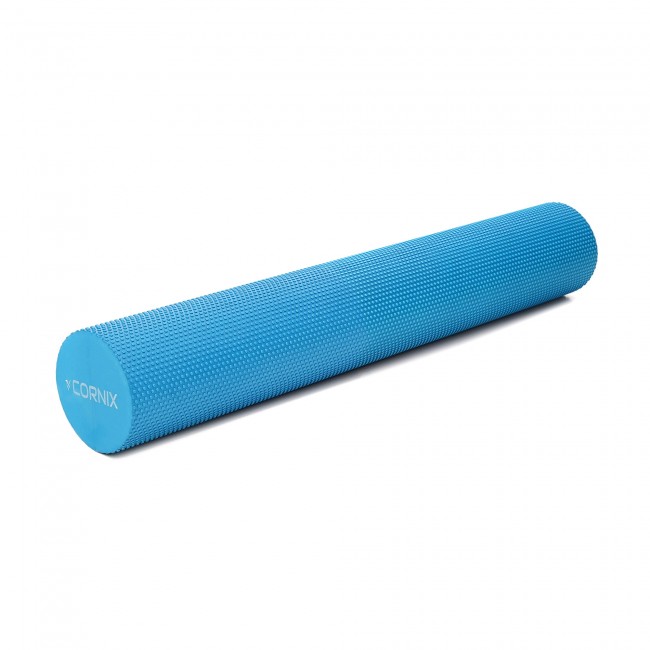 Массажный ролик Cornix EVA+ 90 x 15 см (валик, роллер) XR-0316 Blue