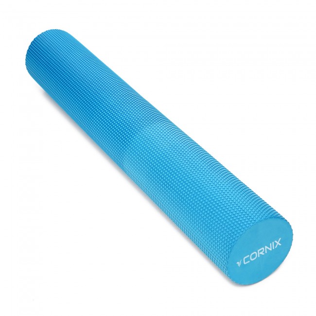 Массажный ролик Cornix EVA+ 90 x 15 см (валик, роллер) XR-0316 Blue