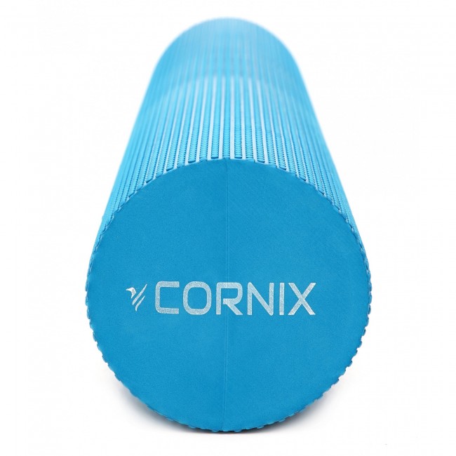 Массажный ролик Cornix EVA+ 90 x 15 см (валик, роллер) XR-0316 Blue
