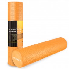 Массажный ролик Cornix EVA+ 60 x 15 см (валик, роллер) XR-0307 Orange