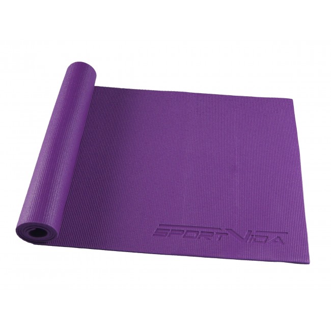 Килимок для йоги SportVida PVC 6 мм SV-HK0052 Violet Килимок для йоги SportVida PVC 6 мм SV-HK0052 Violet