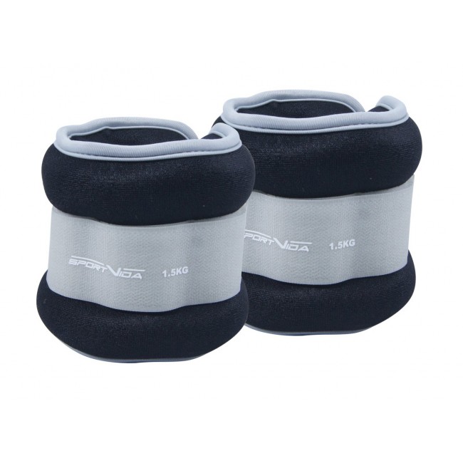 Утяжелители SportVida 2 x 1.5 кг SV-HK0035 Утяжелители SportVida 2 x 1.5 кг SV-HK0035