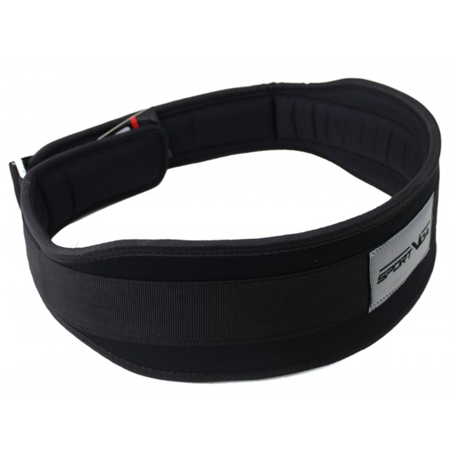 Пояс для тяжелой атлетики неопреновый SportVida SV-AG0100 (XL) Black