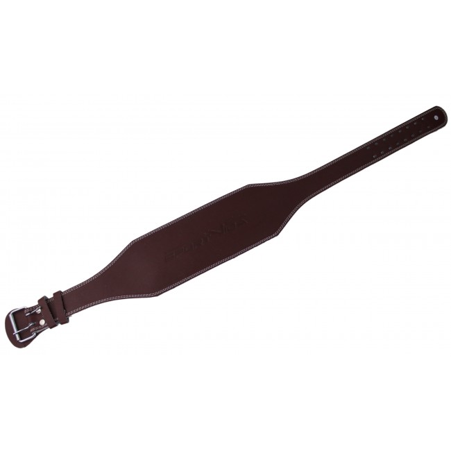 Пояс для тяжелой атлетики с экокожи SportVida SV-AG0062 (L) Braun
