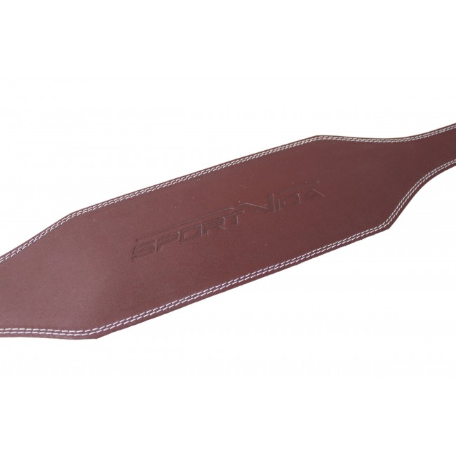 Пояс для тяжелой атлетики с экокожи SportVida SV-AG0062 (L) Braun