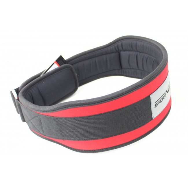 Пояс для важкої атлетики неопреновий SportVida SV-AG0102 (M) Red